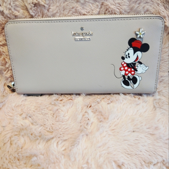 kate spade Handbags - CLEAN!! KATE SPADE, Minnie Mouse, Zip Around Wallet